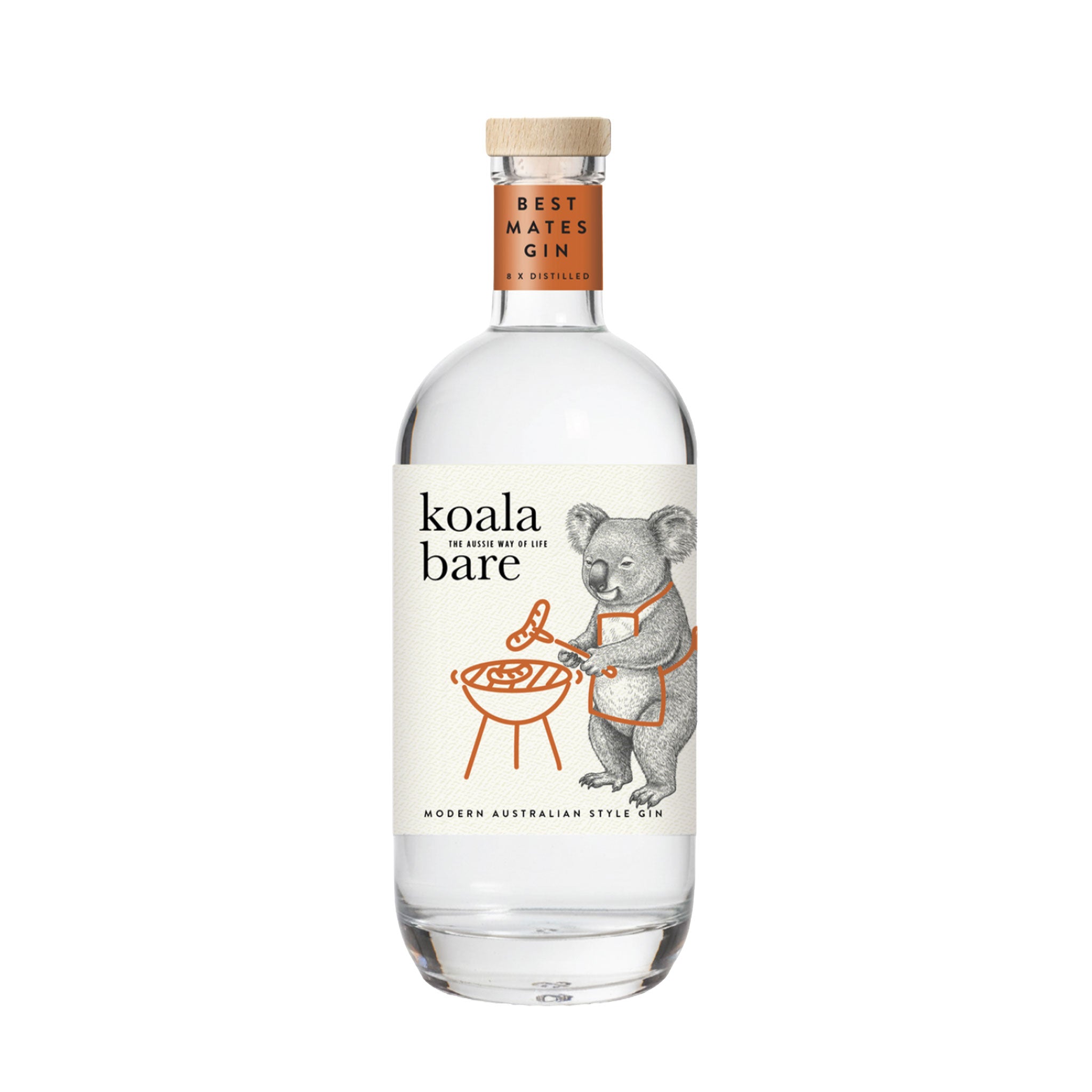 Larrikin Koala Bare Best Mates Aussie Gin 84 Proof 750ml