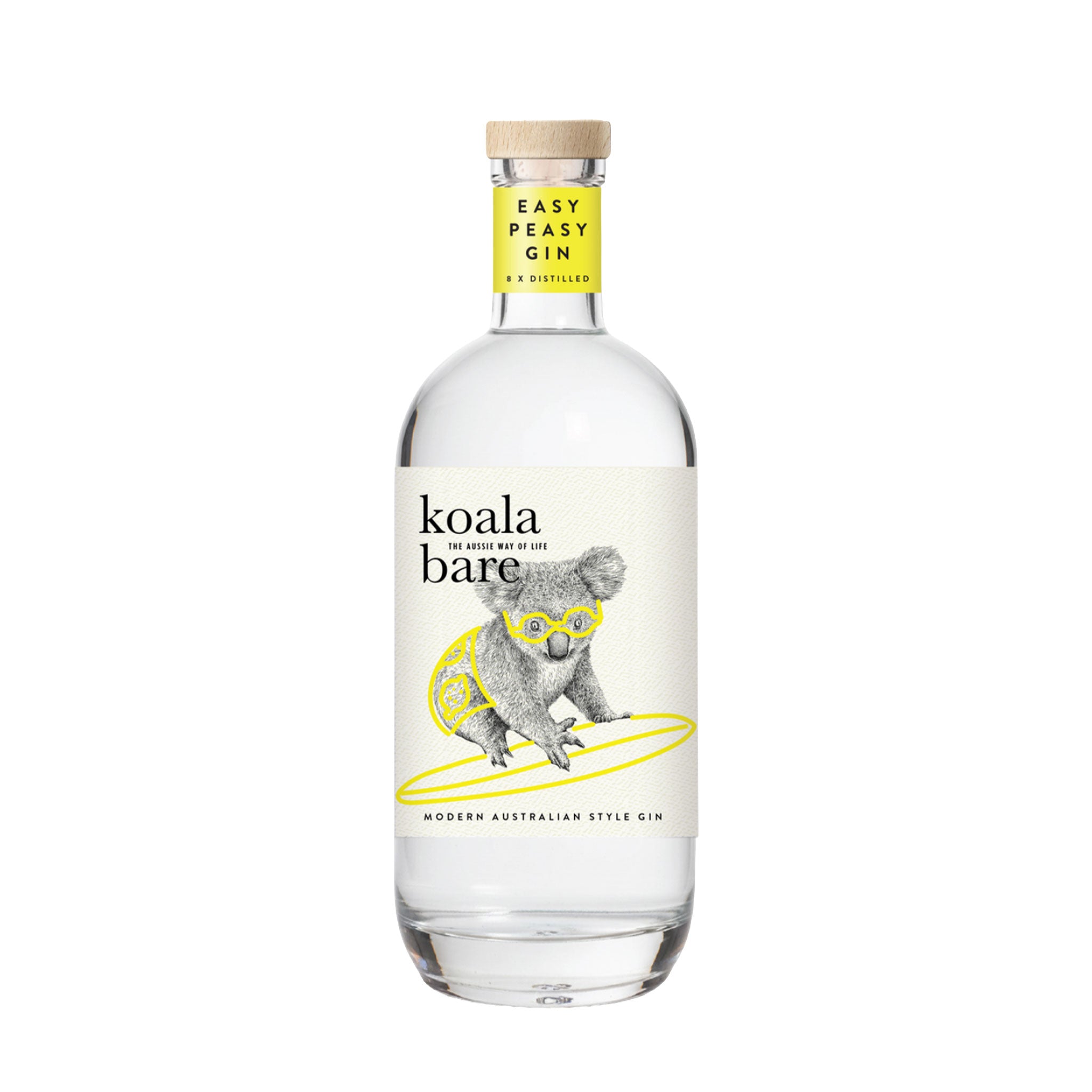 Larrikin Koala Bare Easy Peasy Aussie Gin 84 Proof 750ml