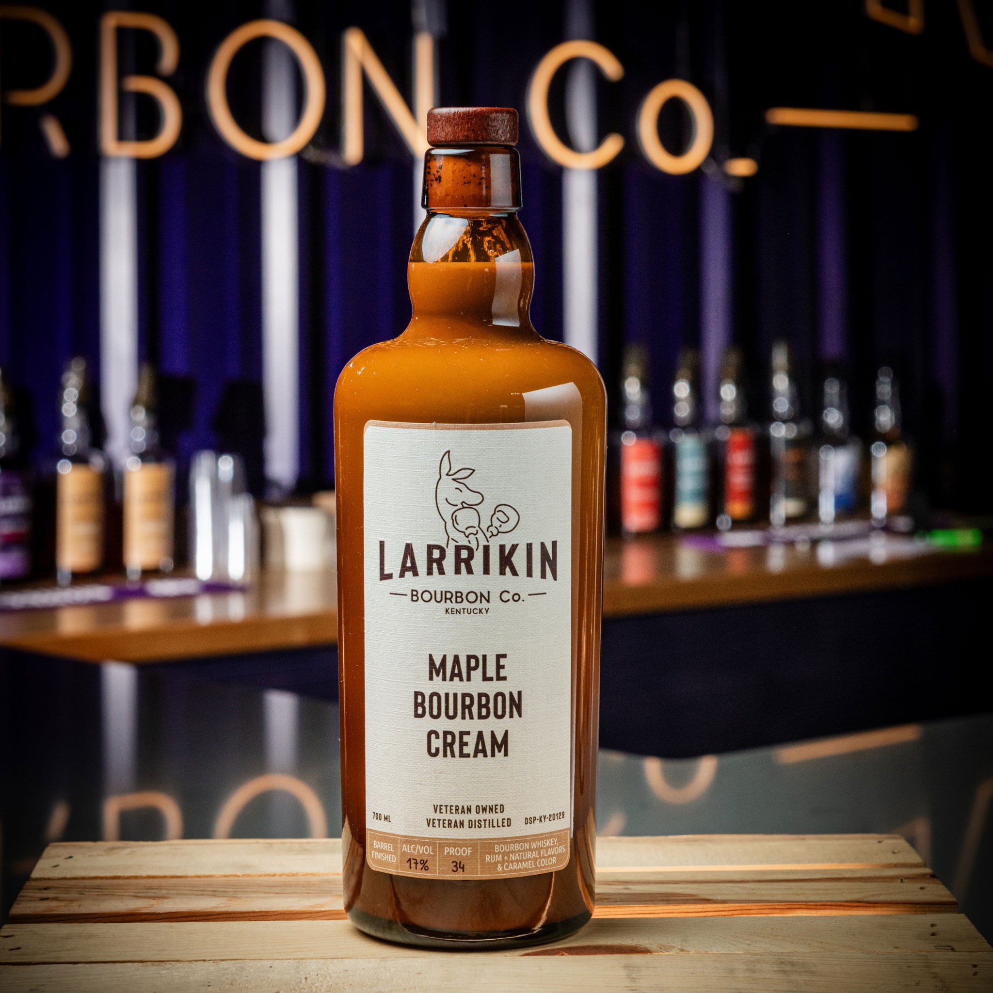 Larrikin Smidge of Maple Bourbon Cream 34 Proof 700ml