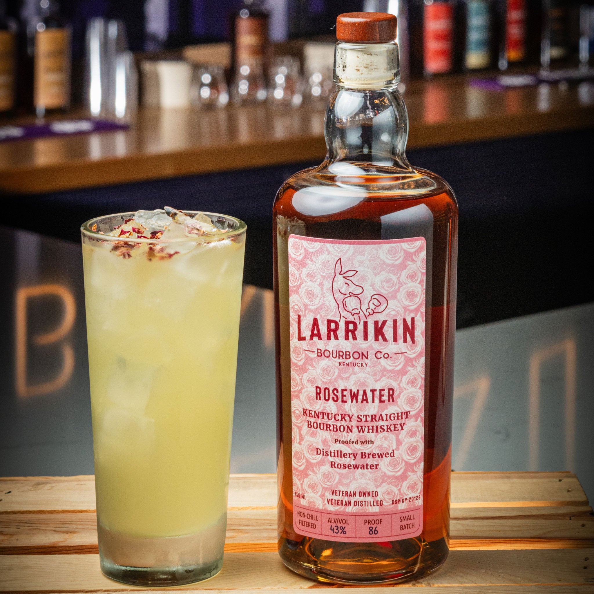 Larrikin Rosewater Small Batch Bourbon Whiskey 750ml