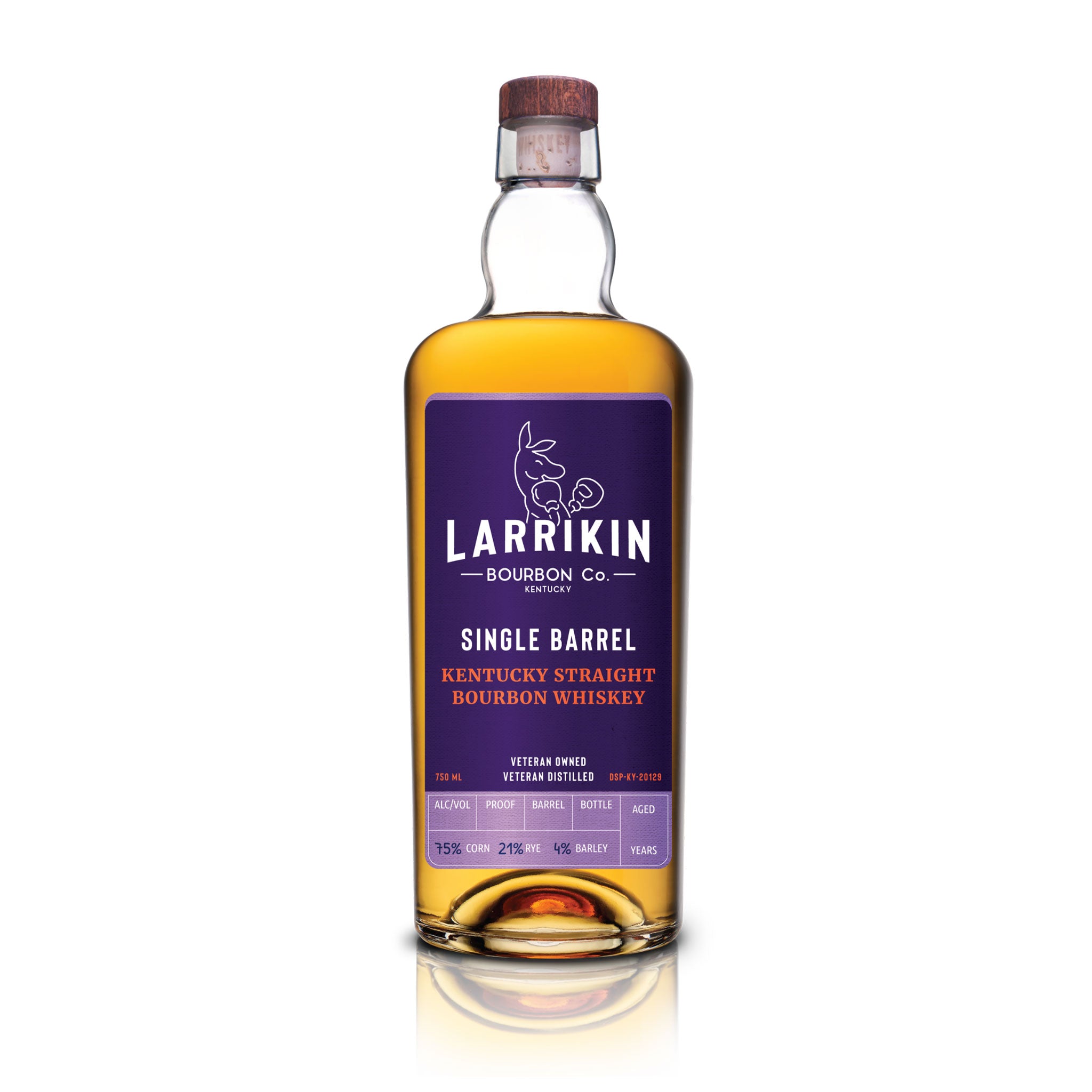 Larrikin Single Barrel Kentucky Straight Bourbon Whiskey 750ml