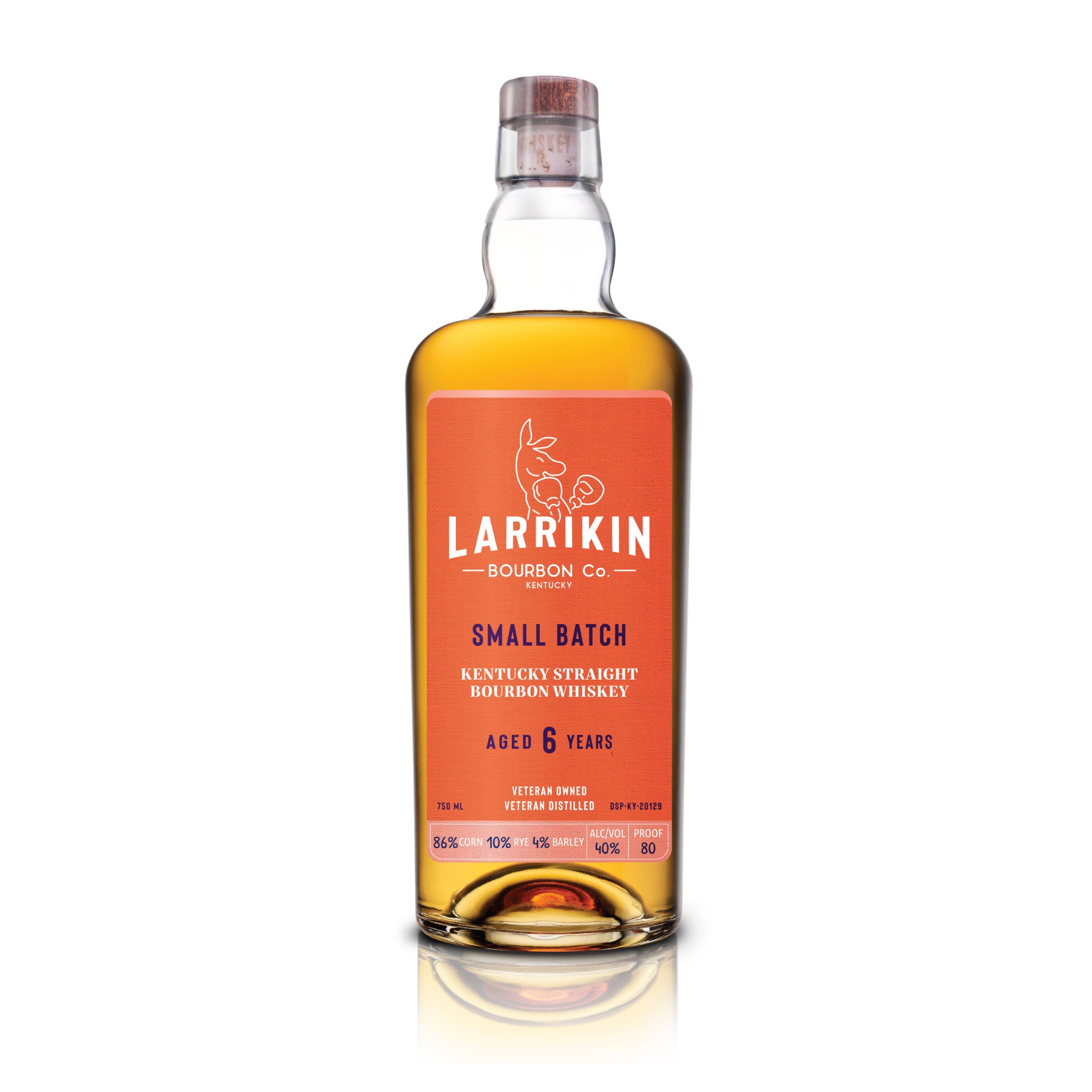 Larrikin Small Batch 6-Year 80 Proof Bourbon Whiskey 750ml